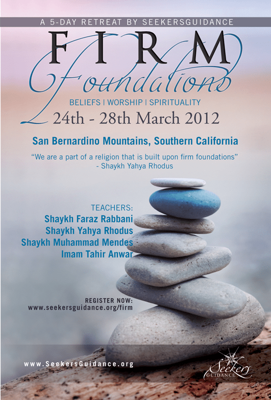 Firm Foundations - Southern California Retreat SeekersGuidance - Design by Su Pittam