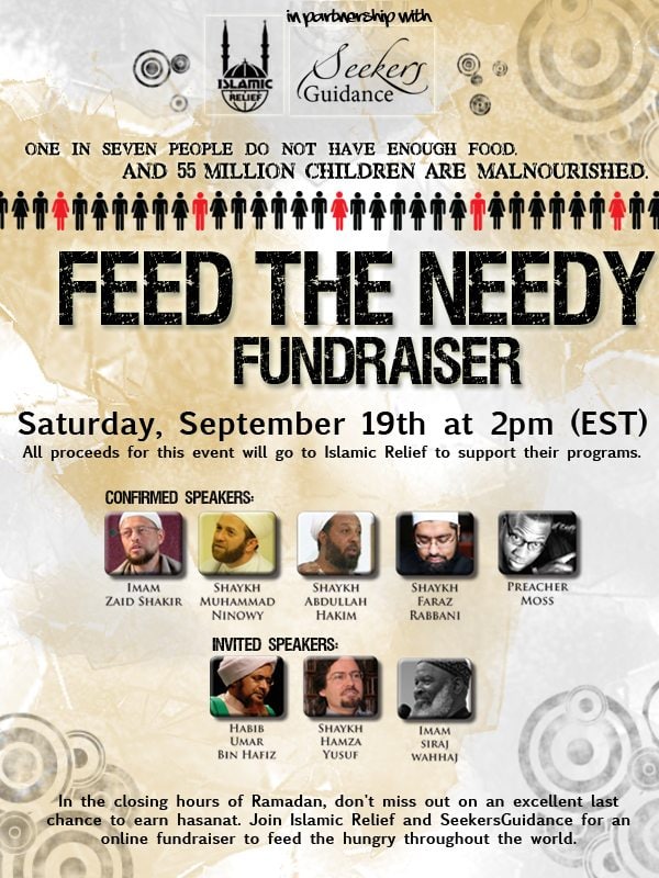 Feed The Needy Online Fundraiser Presented By Seekersguidance And