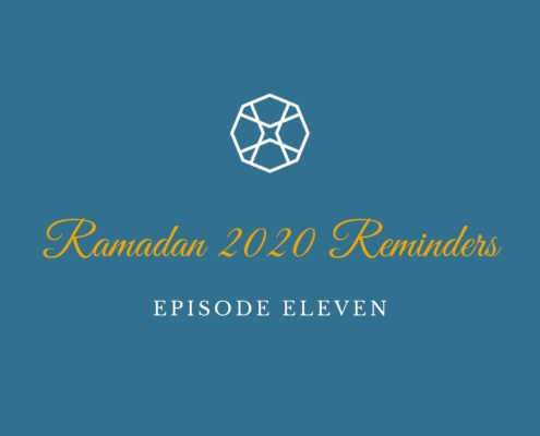 Ramadan 2020 Reminder