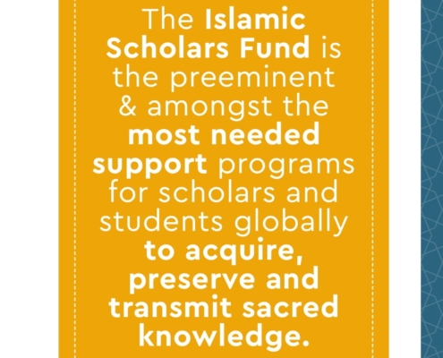 Islamic Scholars fund 2020