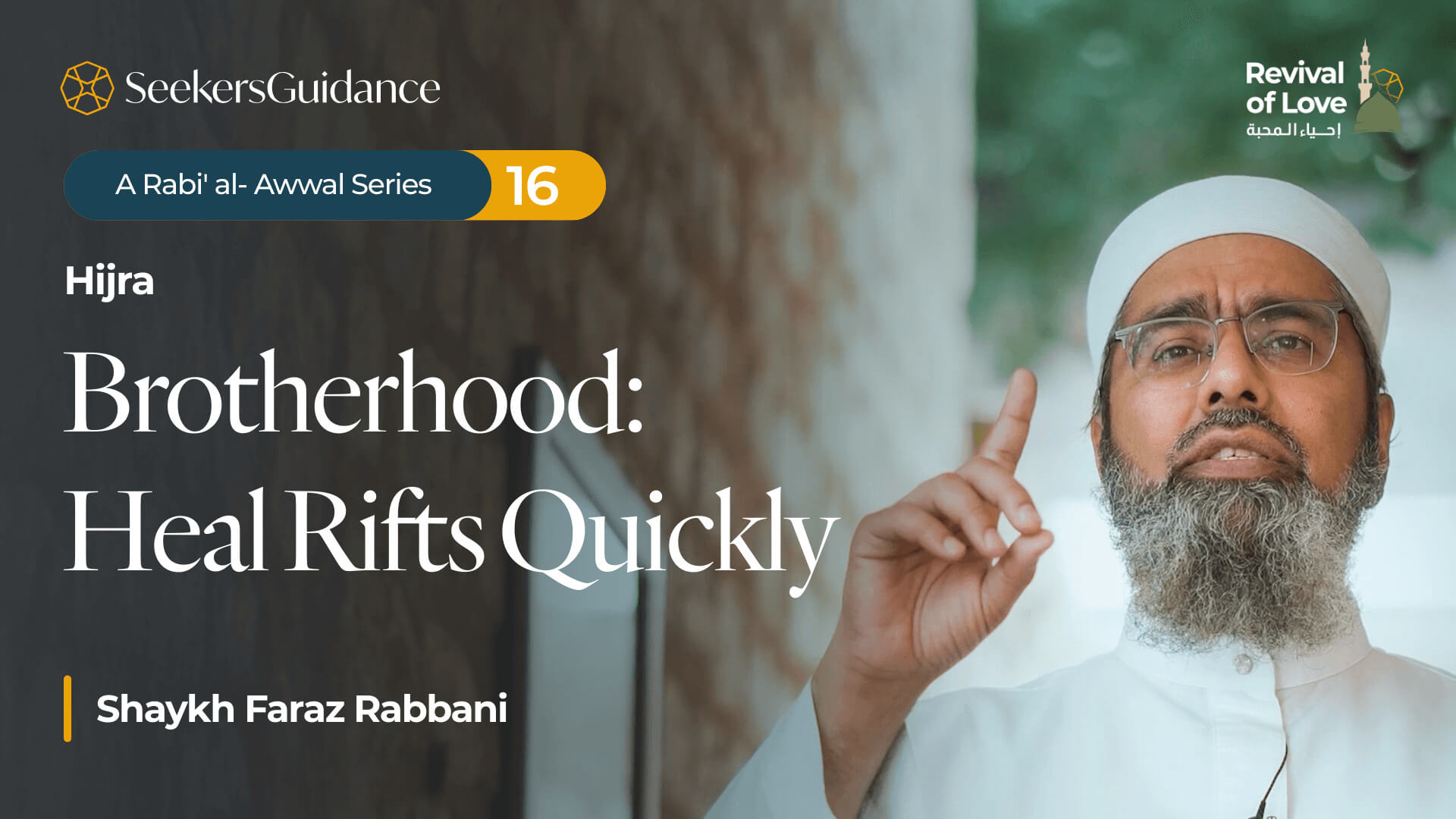 Brotherhood: Heal Rifts Quickly